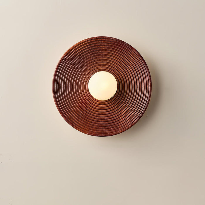 Lumina Contour Wooden Sconce-DWHOME