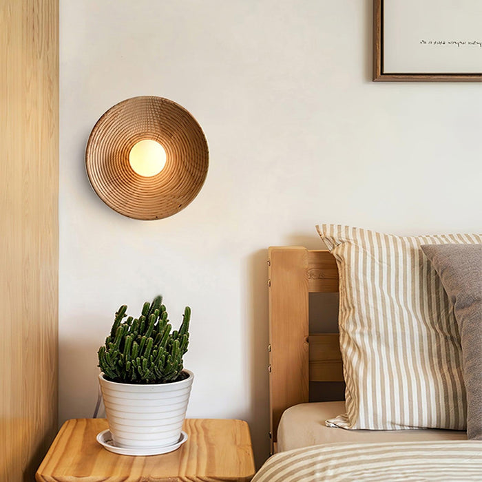Lumina Contour Wooden Sconce-DWHOME