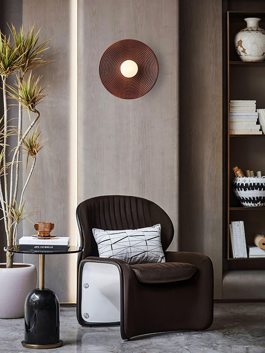 Lumina Contour Wooden Sconce-DWHOME