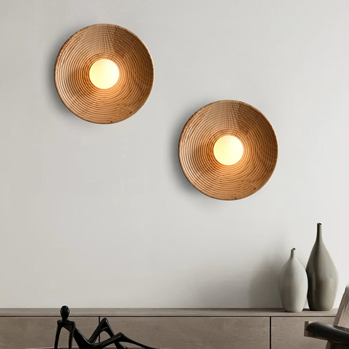 Lumina Contour Wooden Sconce-DWHOME