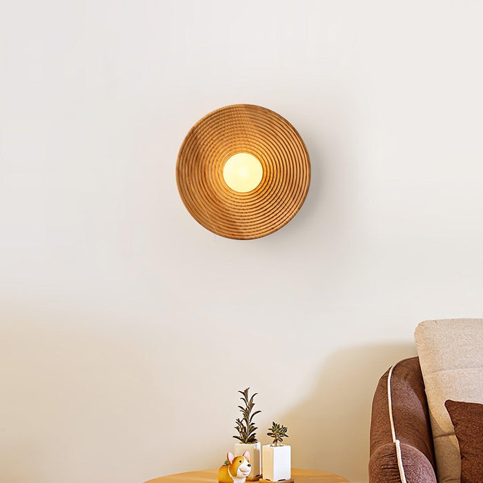 Lumina Contour Wooden Sconce-DWHOME