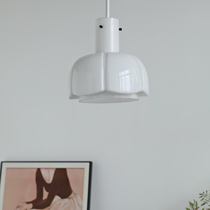 "Lumina Petal Glass Pendant Light-DWHOME"