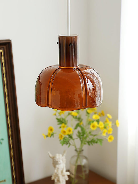 "Lumina Petal Glass Pendant Light-DWHOME"