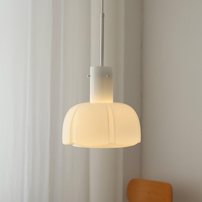 "Lumina Petal Glass Pendant Light-DWHOME"