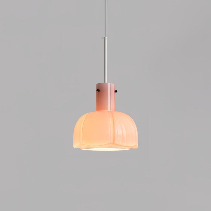 "Lumina Petal Glass Pendant Light-DWHOME"