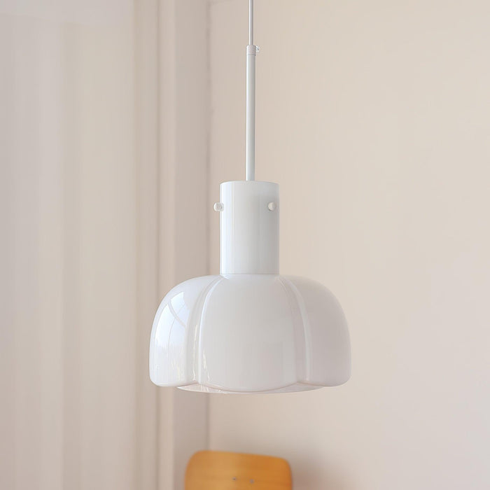 "Lumina Petal Glass Pendant Light-DWHOME"