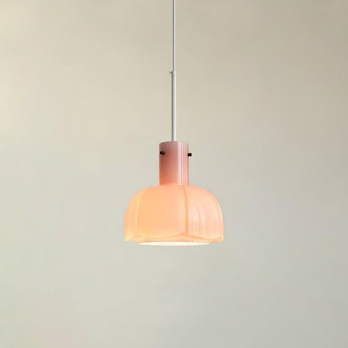 "Lumina Petal Glass Pendant Light-DWHOME"