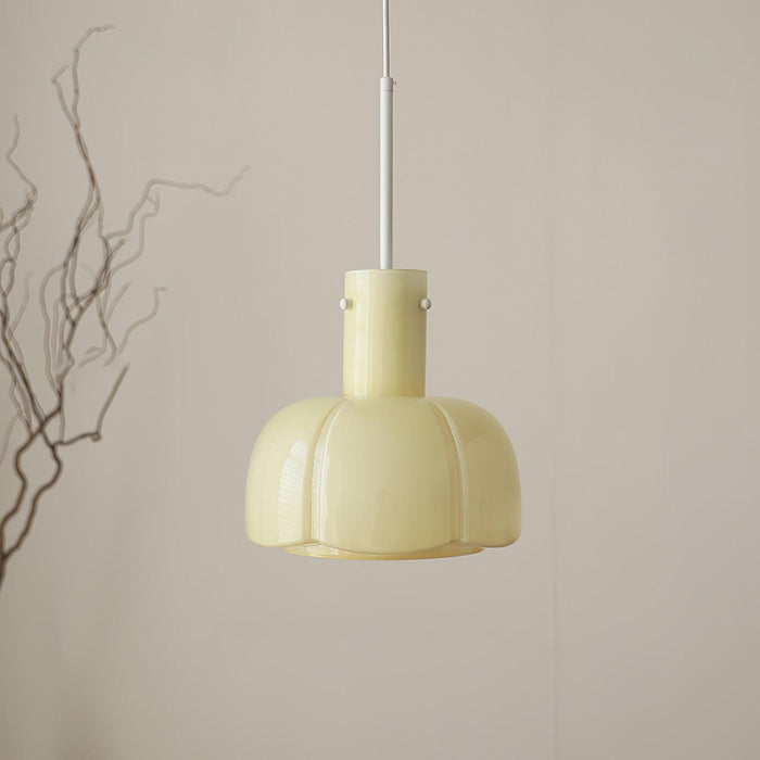 "Lumina Petal Glass Pendant Light-DWHOME"