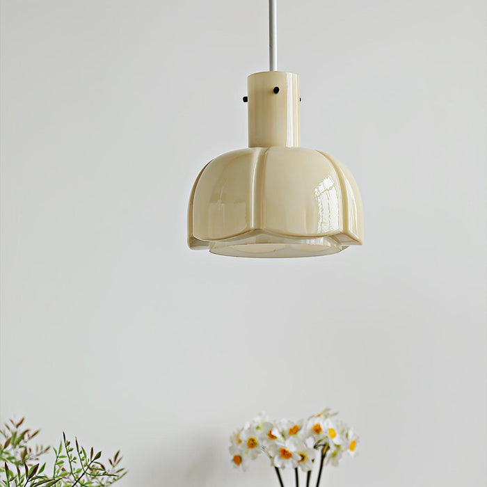"Lumina Petal Glass Pendant Light-DWHOME"