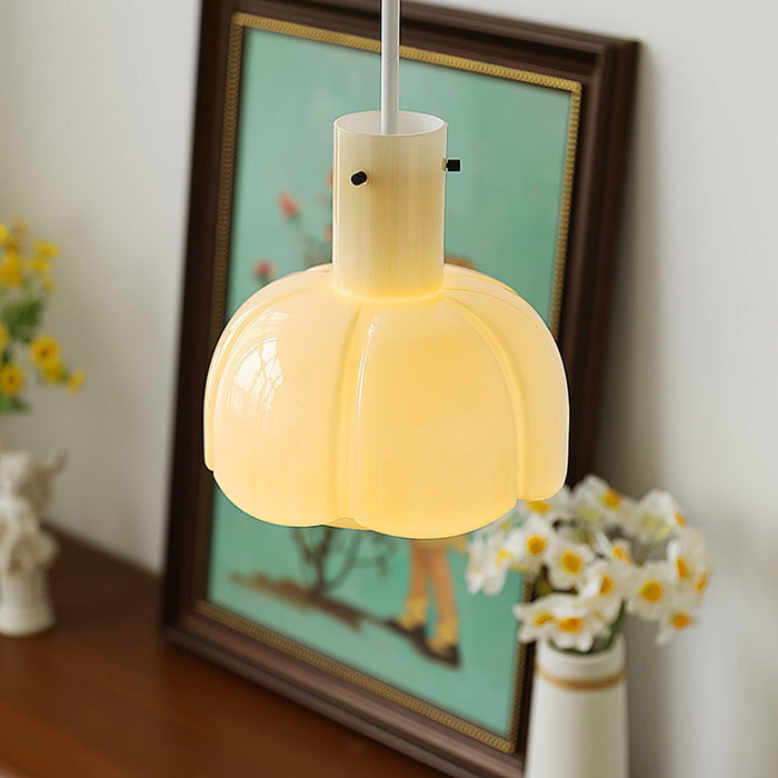 "Lumina Petal Glass Pendant Light-DWHOME"