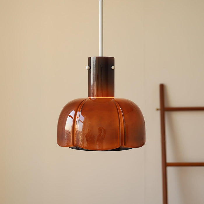 "Lumina Petal Glass Pendant Light-DWHOME"