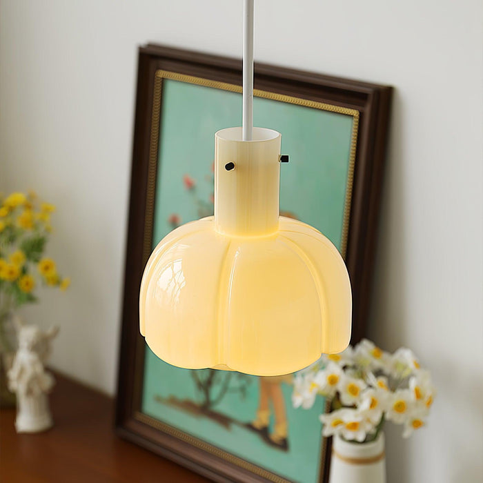 "Lumina Petal Glass Pendant Light-DWHOME"