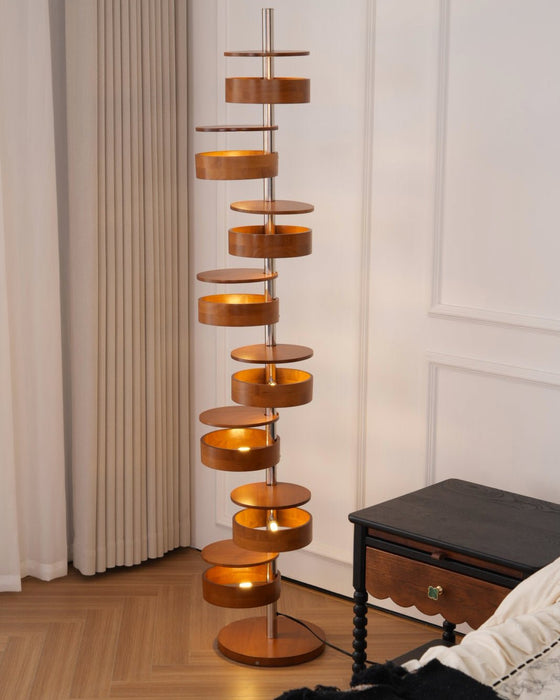Luminis Wooden Floor Lamp - Vakkerlight