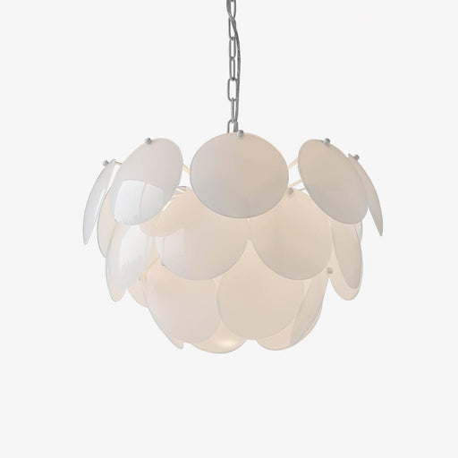 Luminous Petal Glass Chandelier-DWHOME