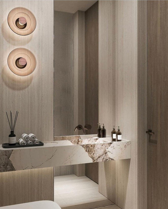 Luna A Disc Sconce-DWHOME