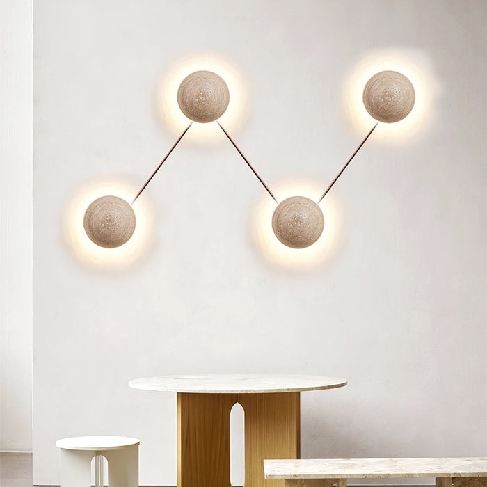 Luna Travertine Wall Light - Vakkerlight