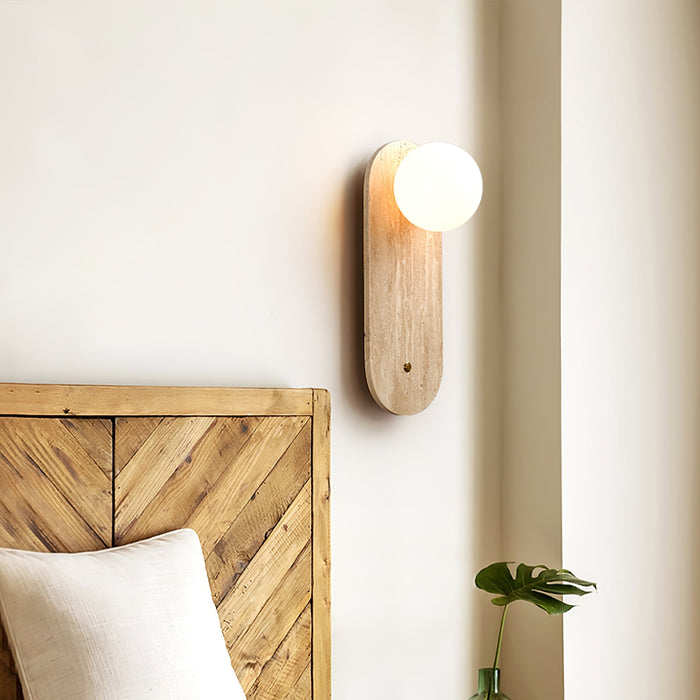 Luna Travertine Wall Sconce - Vakkerlight
