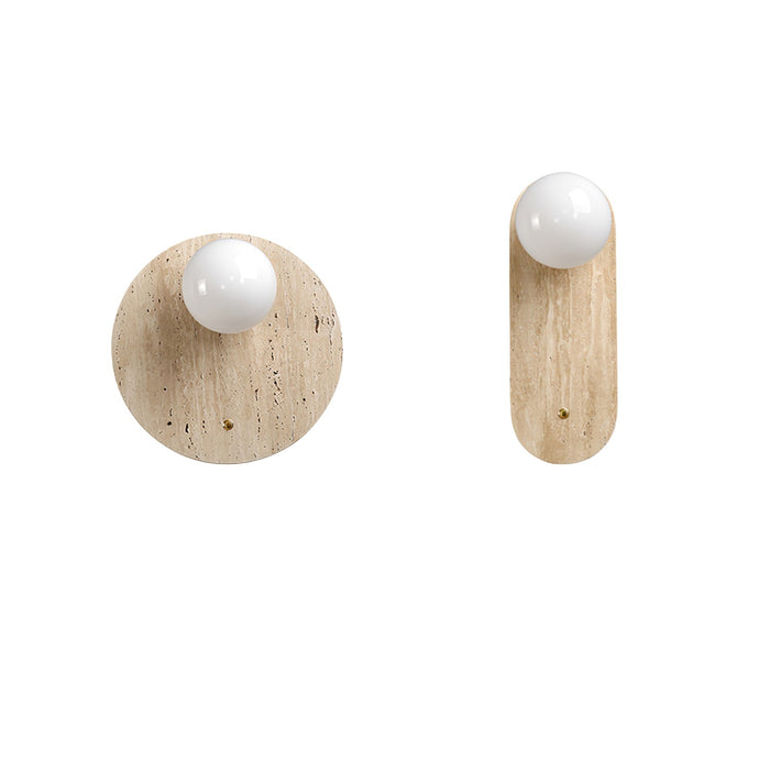 Luna Travertine Wall Sconce - Vakkerlight