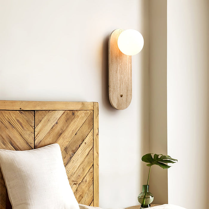 Luna Travertine Wall Sconce - Vakkerlight