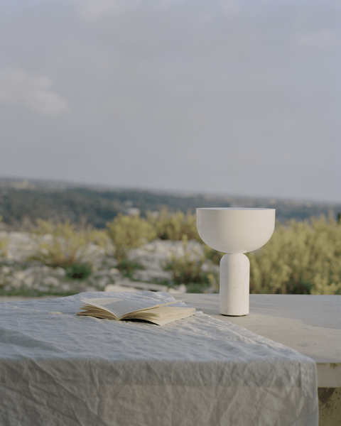 Lunara Marble Table Lamp-DWHOME