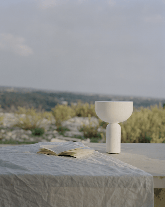 Lunara Marble Table Lamp-DWHOME