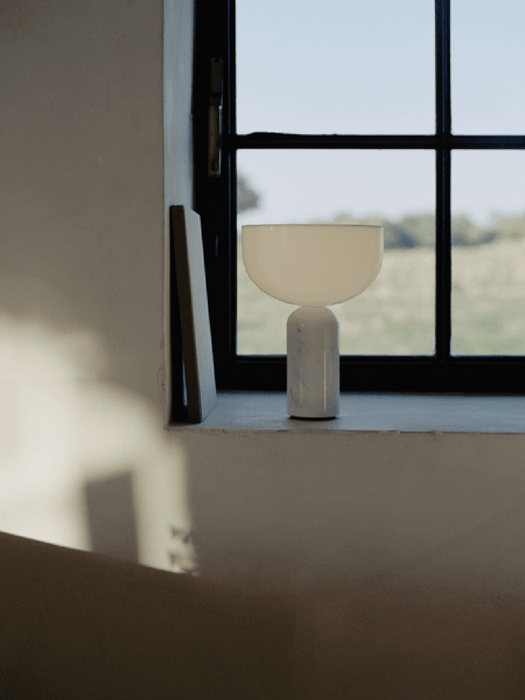 Lunara Marble Table Lamp-DWHOME