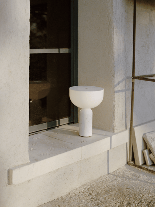 Lunara Marble Table Lamp-DWHOME