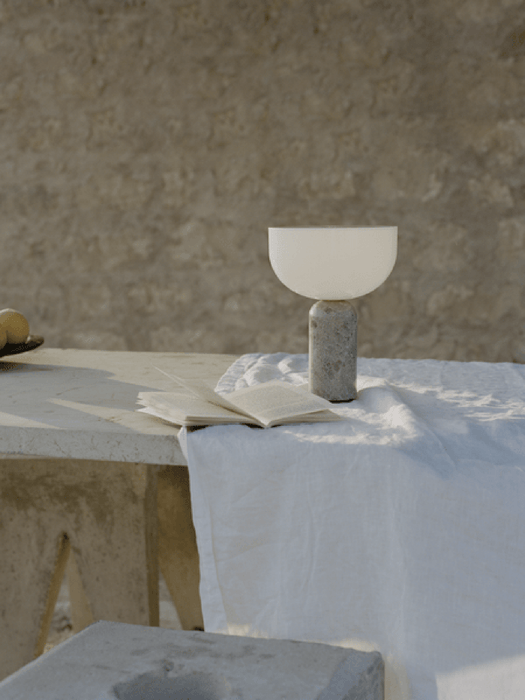 Lunara Marble Table Lamp-DWHOME