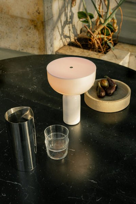 Lunara Marble Table Lamp-DWHOME