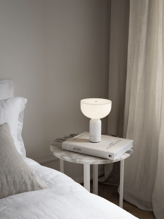Lunara Marble Table Lamp-DWHOME