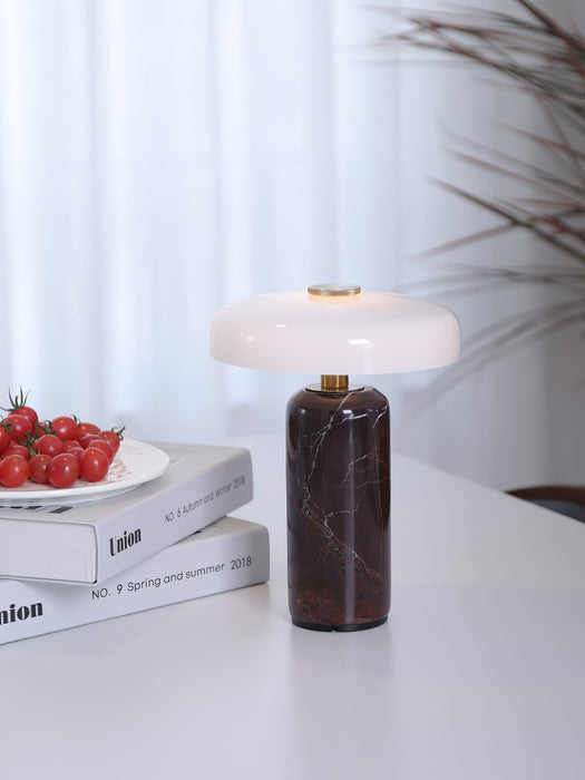Lunara Marble Table Lamp-DWHOME