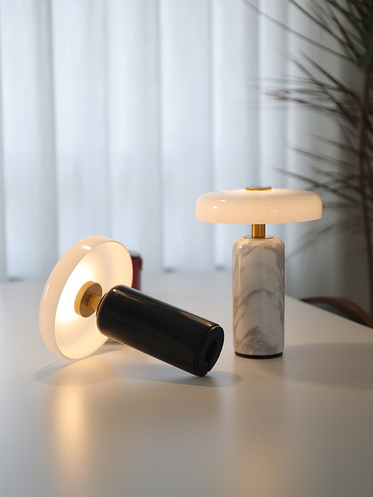 Lunara Marble Table Lamp-DWHOME