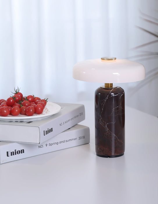 Lunara Marble Table Lamp-DWHOME