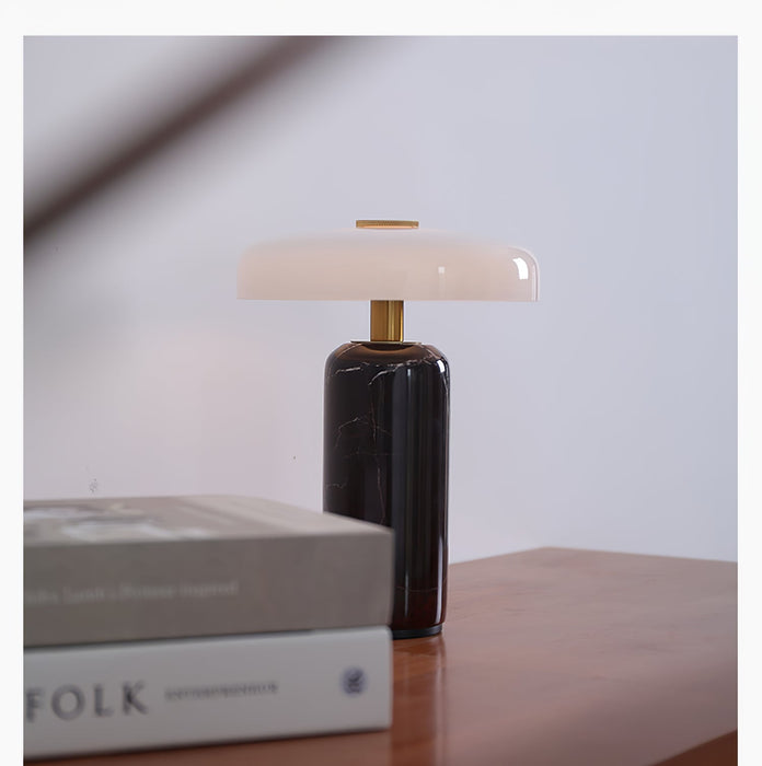 Lunara Marble Table Lamp-DWHOME