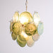 Lunaria Disc Murano Chandelier-DWHOME