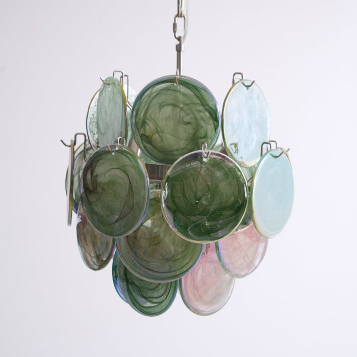 Lunaria Disc Murano Chandelier-DWHOME