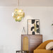 Lunaria Disc Murano Chandelier-DWHOME