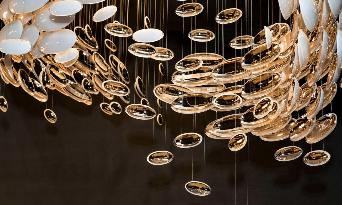 "Lustre Collection Bol Chandelier-DWHOME"