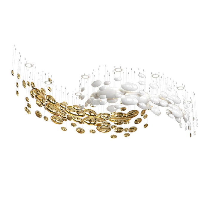 "Lustre Collection Bol Chandelier-DWHOME"