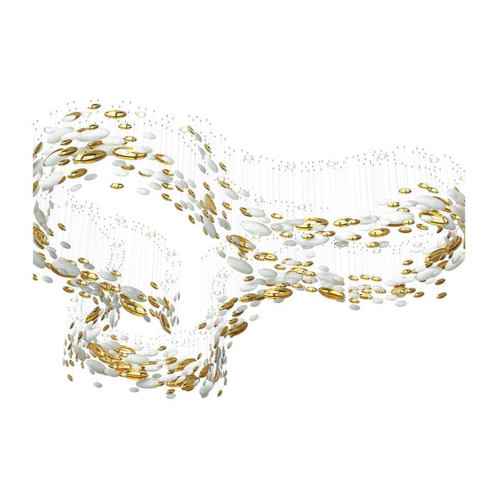 "Lustre Collection Bol Chandelier-DWHOME"