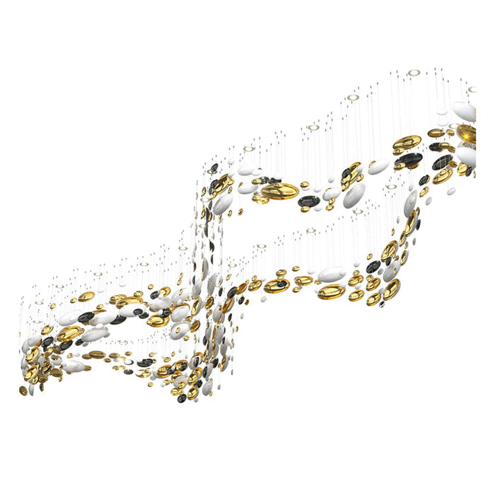 "Lustre Collection Bol Chandelier-DWHOME"