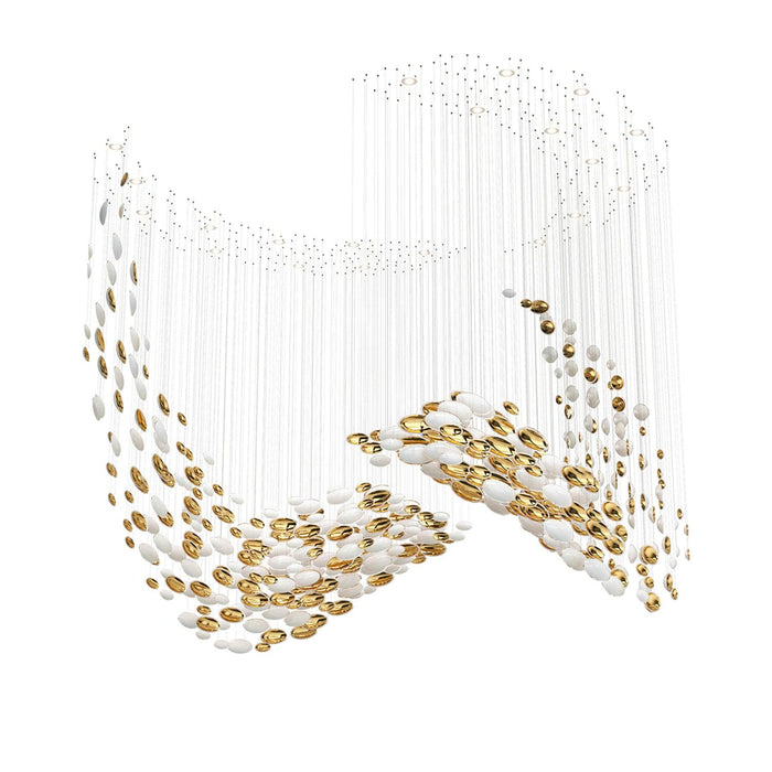 "Lustre Collection Bol Chandelier-DWHOME"