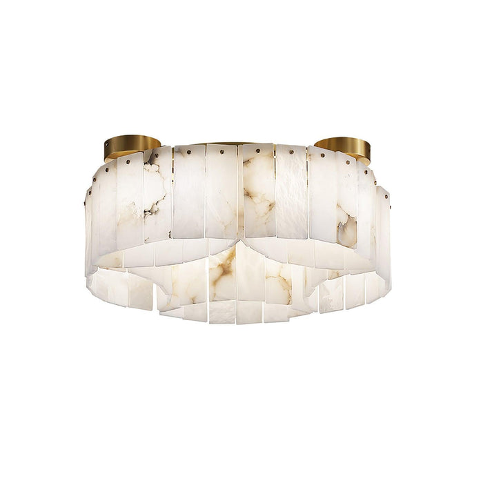 Luxe Alabaster Brass Ceiling Lamp-DWHOME