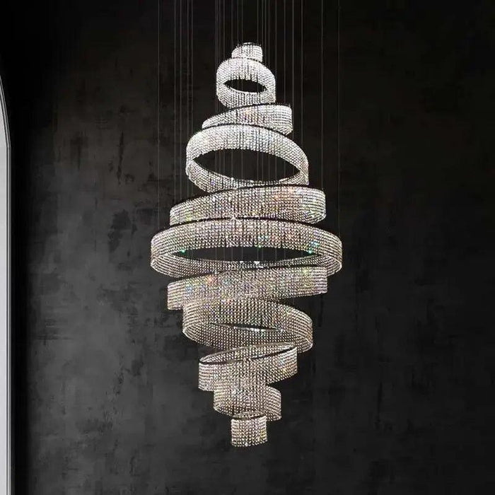 Luxury Crystal Grand Staircase Chandelier - DWHOME