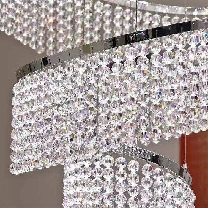 Luxury Crystal Grand Staircase Chandelier - DWHOME