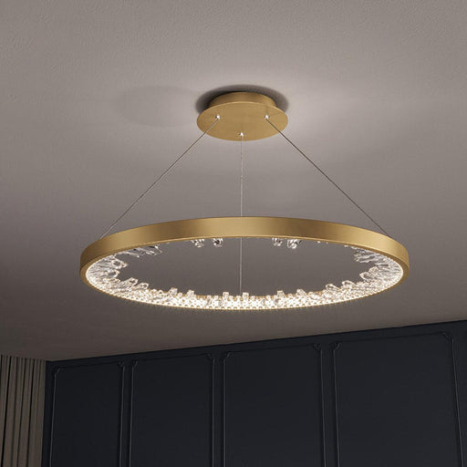 Luxury Circle Crystal Chandelier-DWHOME