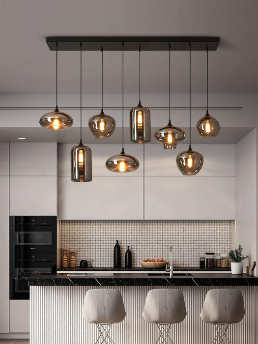 Bottle Glass Pendant Light-DWHOME