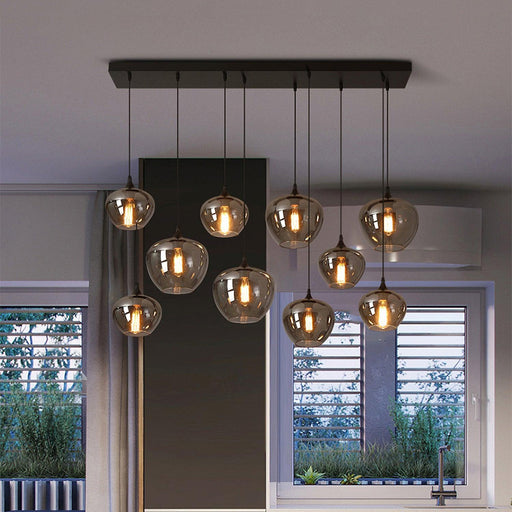 Bottle Glass Pendant Light-DWHOME