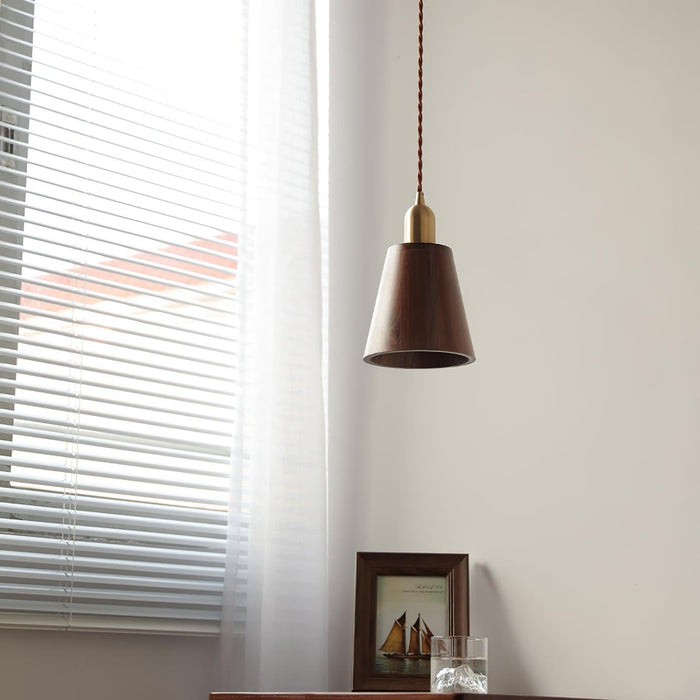 Lyfa Walnut Pendant Light-DWHOME