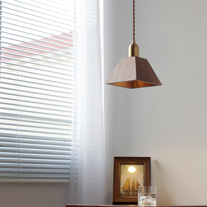 Lyfa Walnut Pendant Light-DWHOME